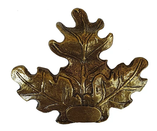 Agyartakaró bronz levél kicsi