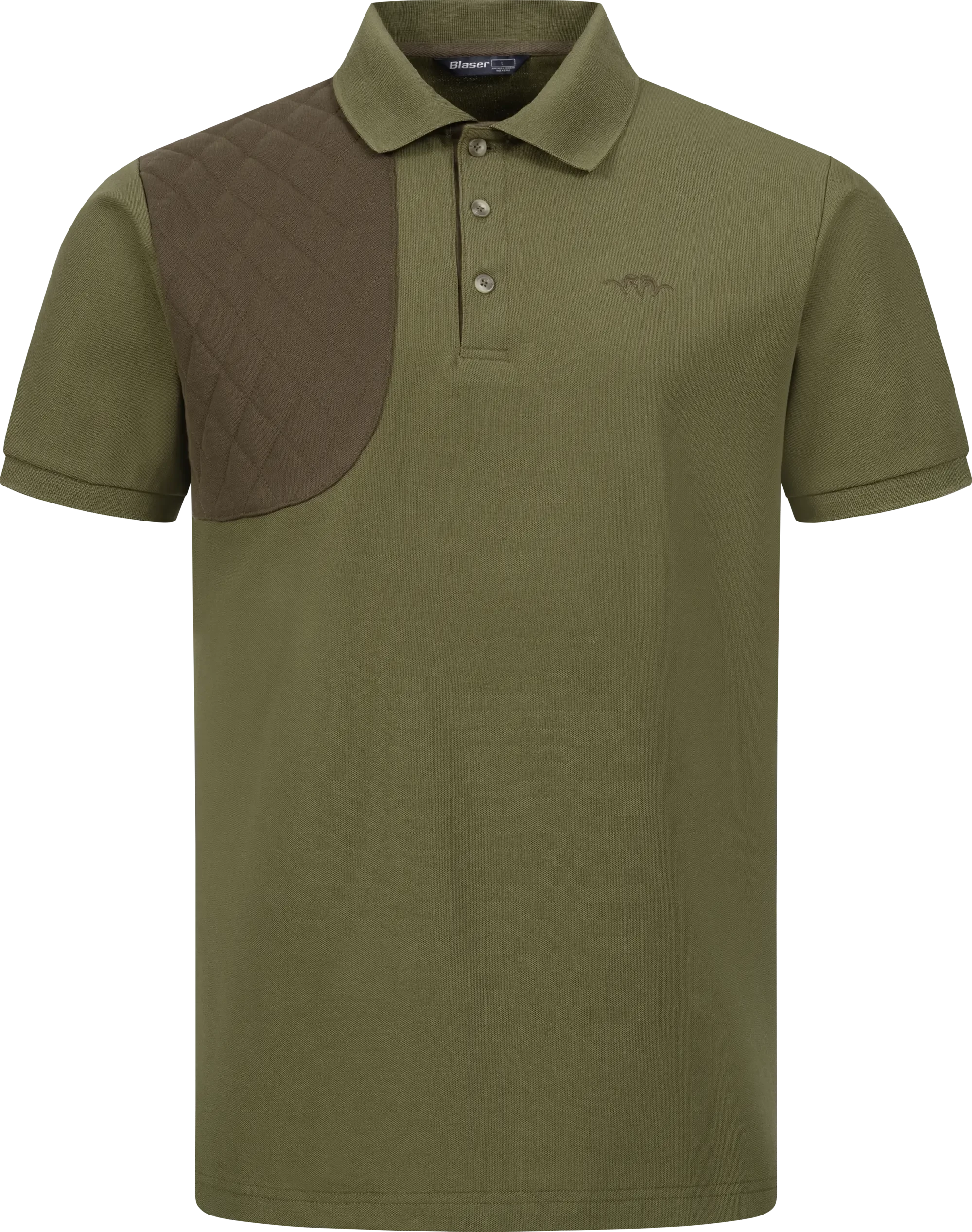 Blaser Shooting Patch galléros póló - zöld