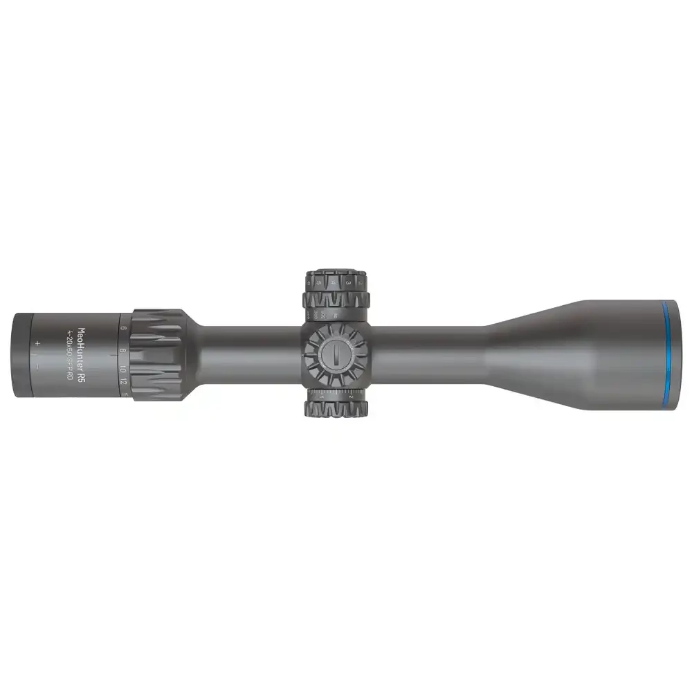 Meopta R5 4-20x50 RD SFP 4C torony és parallaxis részlet