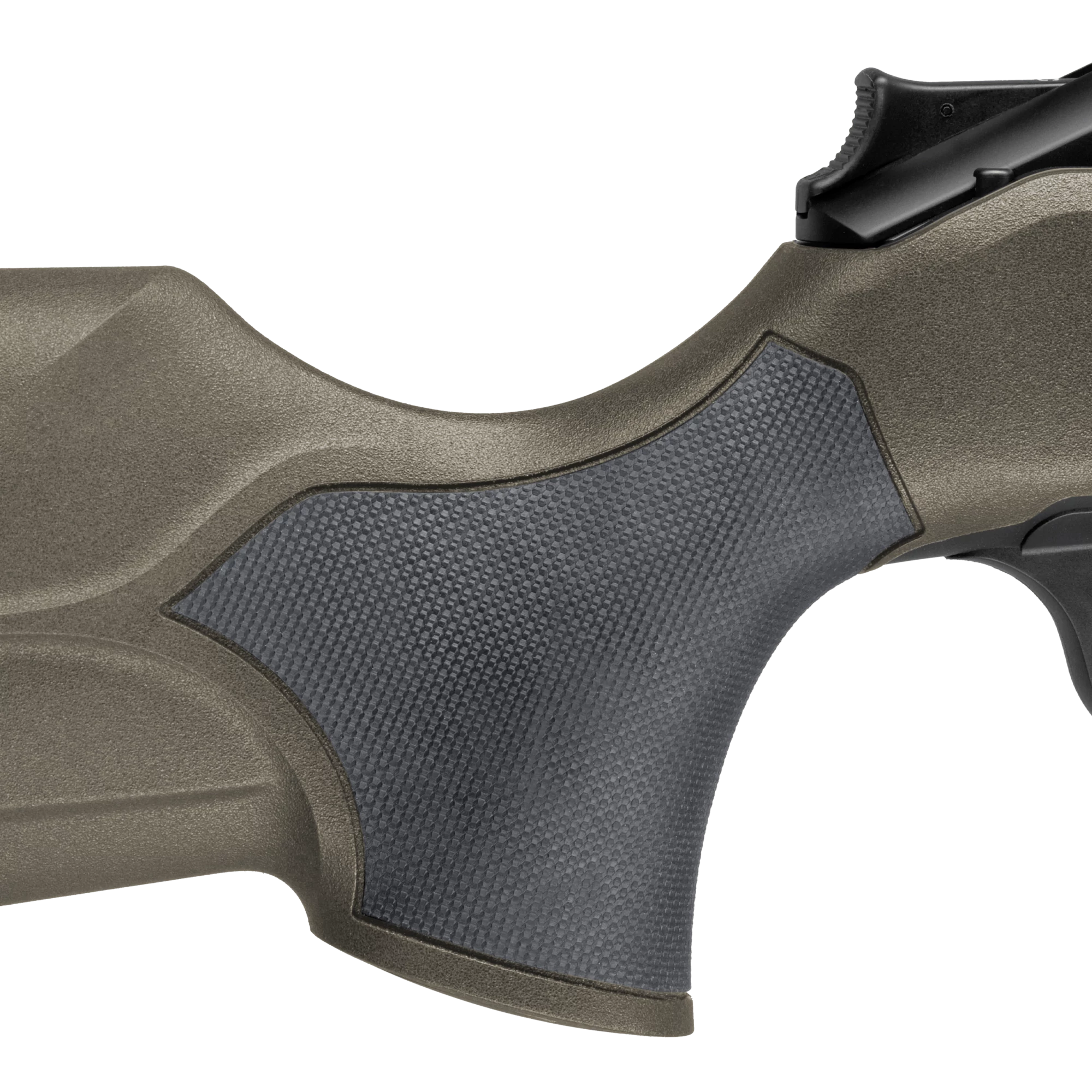 Blaser R8 Professional 2.0 dark olive tus pisztolymarkolat részlet