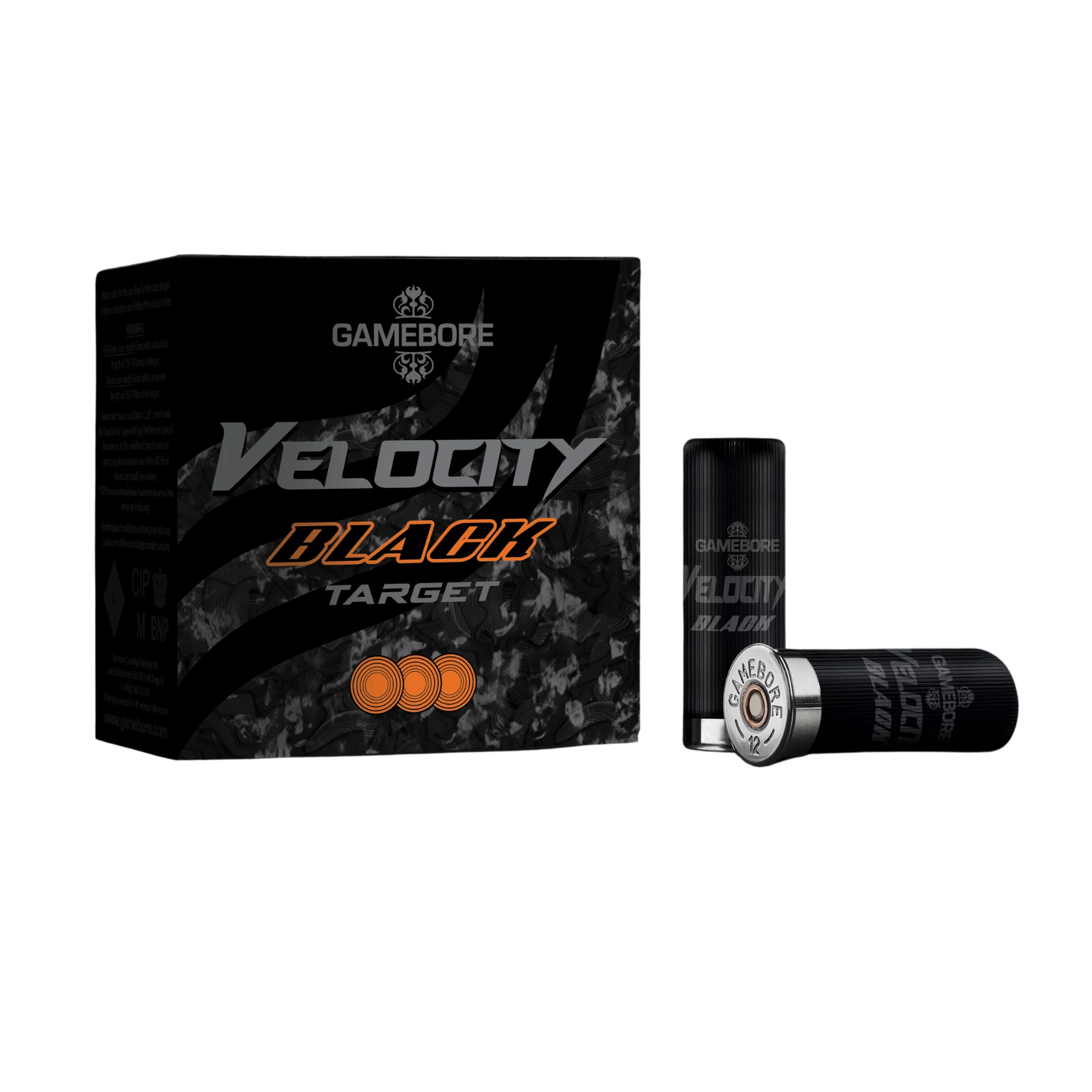 Gamebore Velocity Black 12/70 28 g 2,2 mm mérsékelt visszarúgású sport sörétes lőszer