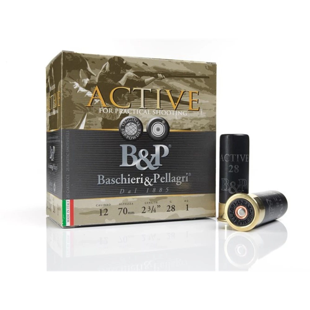 BASCHIERI &amp; PELLAGRI - 12/70 - Active Practical Shooting - 28G - 2,70MM