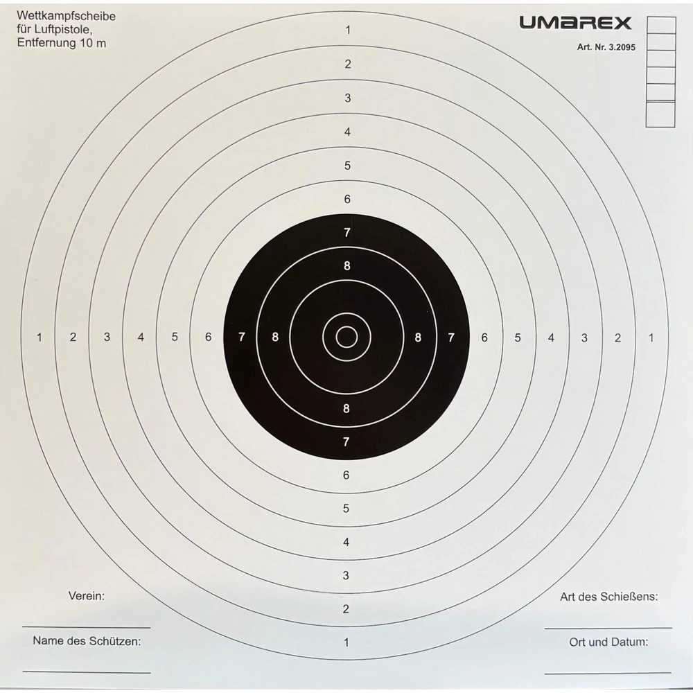 Umarex lőlap 17x17 cm