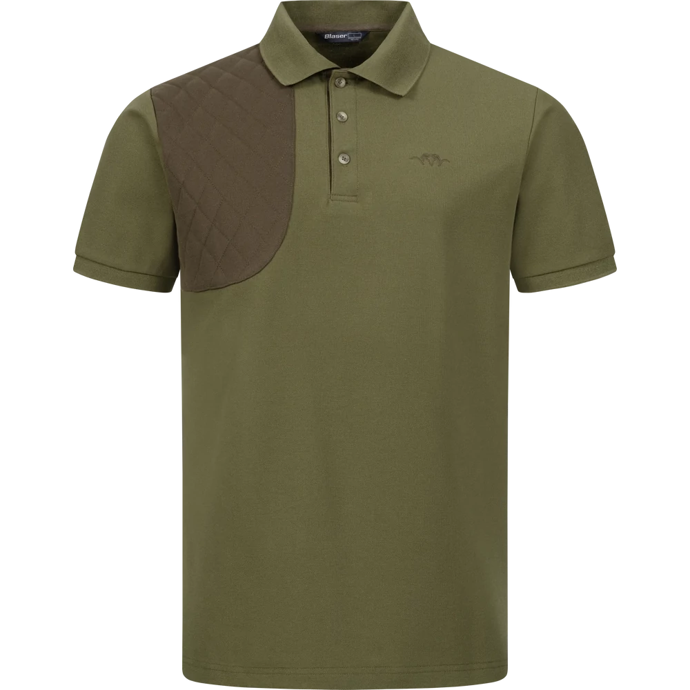Blaser Shooting Patch galléros póló - zöld