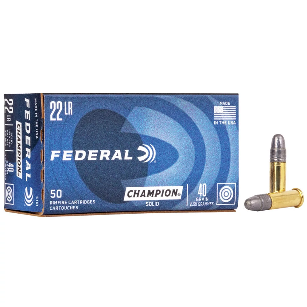 FEDERAL - 22 LR Champion Solid - 40 gr