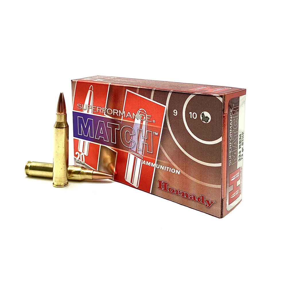 Hornady - 223 Rem.- Superformance Match BTHP - 75 gr.