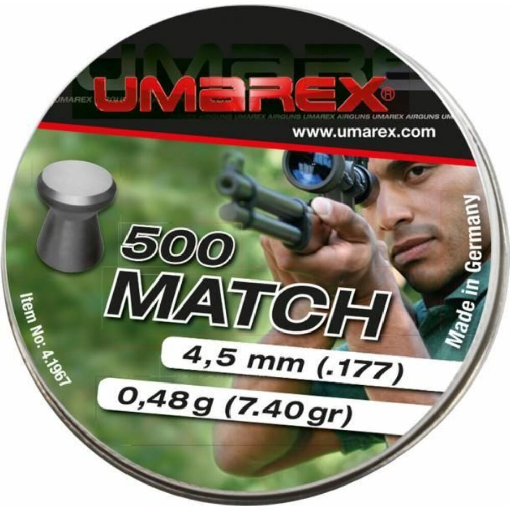Umarex Match 4,5 mm lapos léglövedék