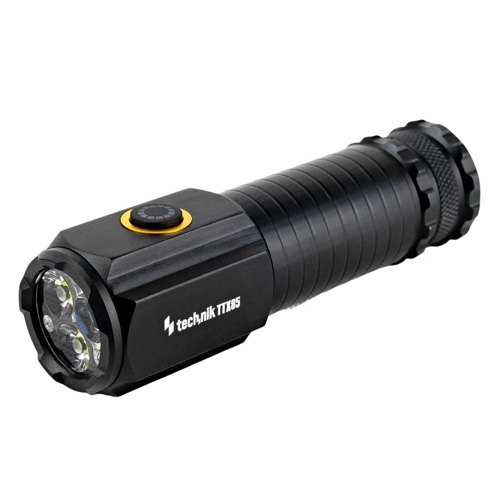 Technik Elemlámpa TTX85 (1x18650 2200mAh) 3xP35 LED (850 lumen)