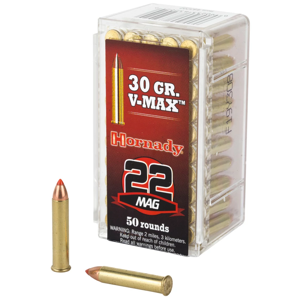 22 WinMag Hornady V-MAX 30gr 1.95g