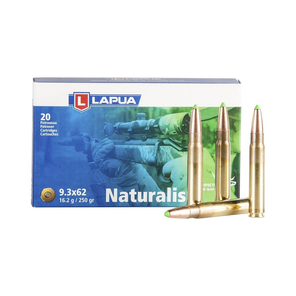 Lapua naturalis 9.3x62 16,2g golyós lőszer 