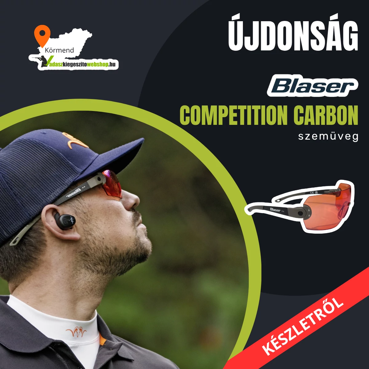 Blaser Competition Carbon lövészszemüveg: Komoly cucc