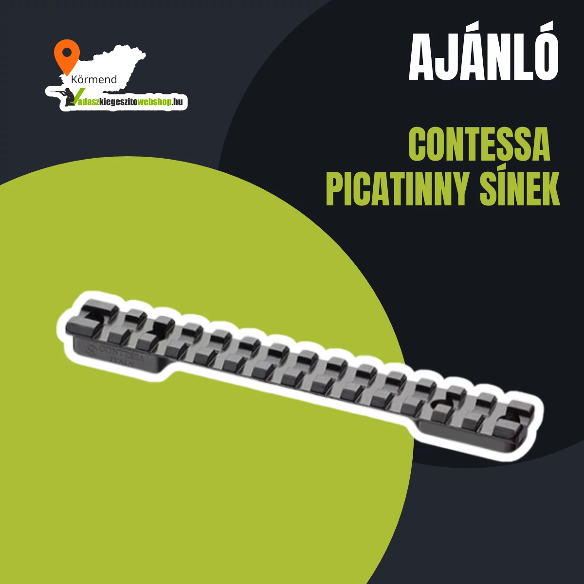 Contessa Picatinny sín Bergara és Remington 700 fegyverekhez