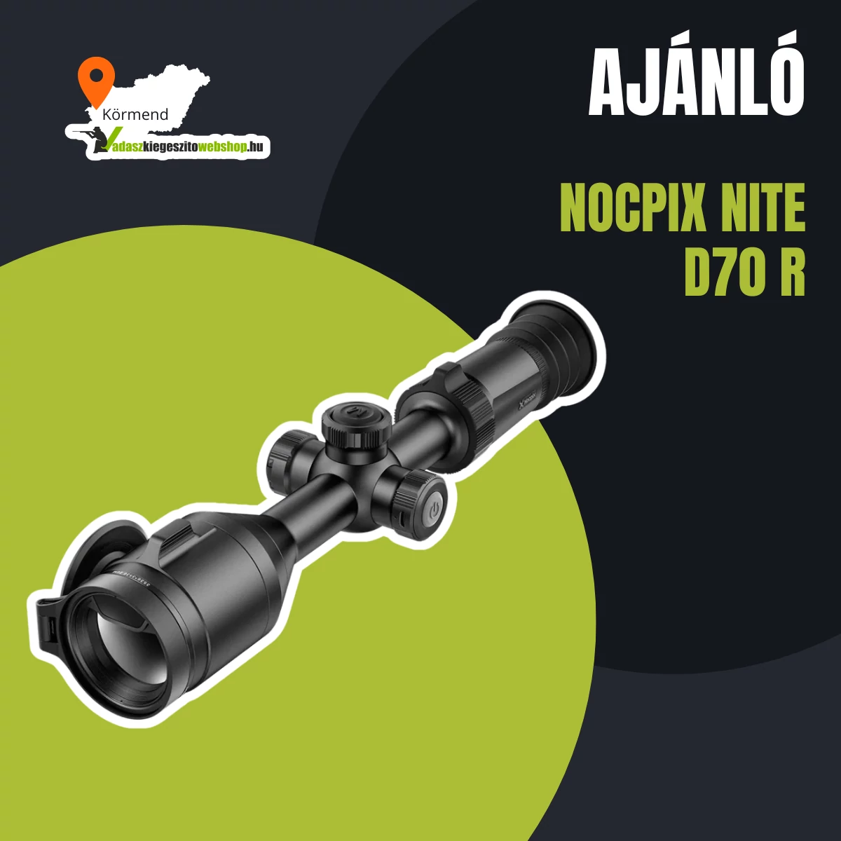 Nocpix Nite D70R éjjellátó céltávcső már rendelhető