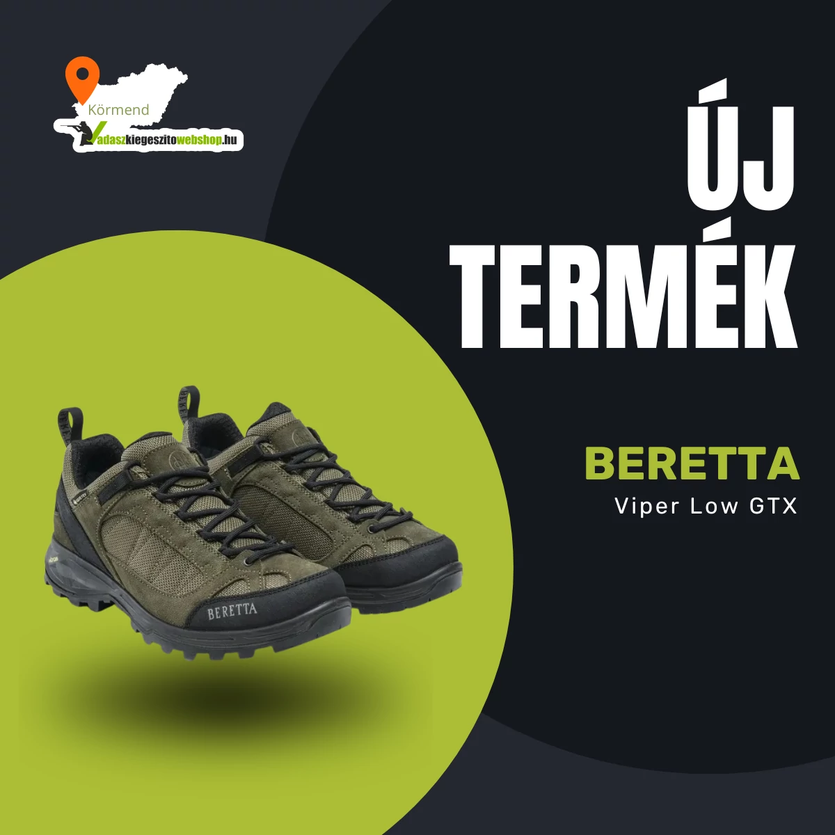 Tavasz sztárja: Beretta Viper Low GTX félcipő