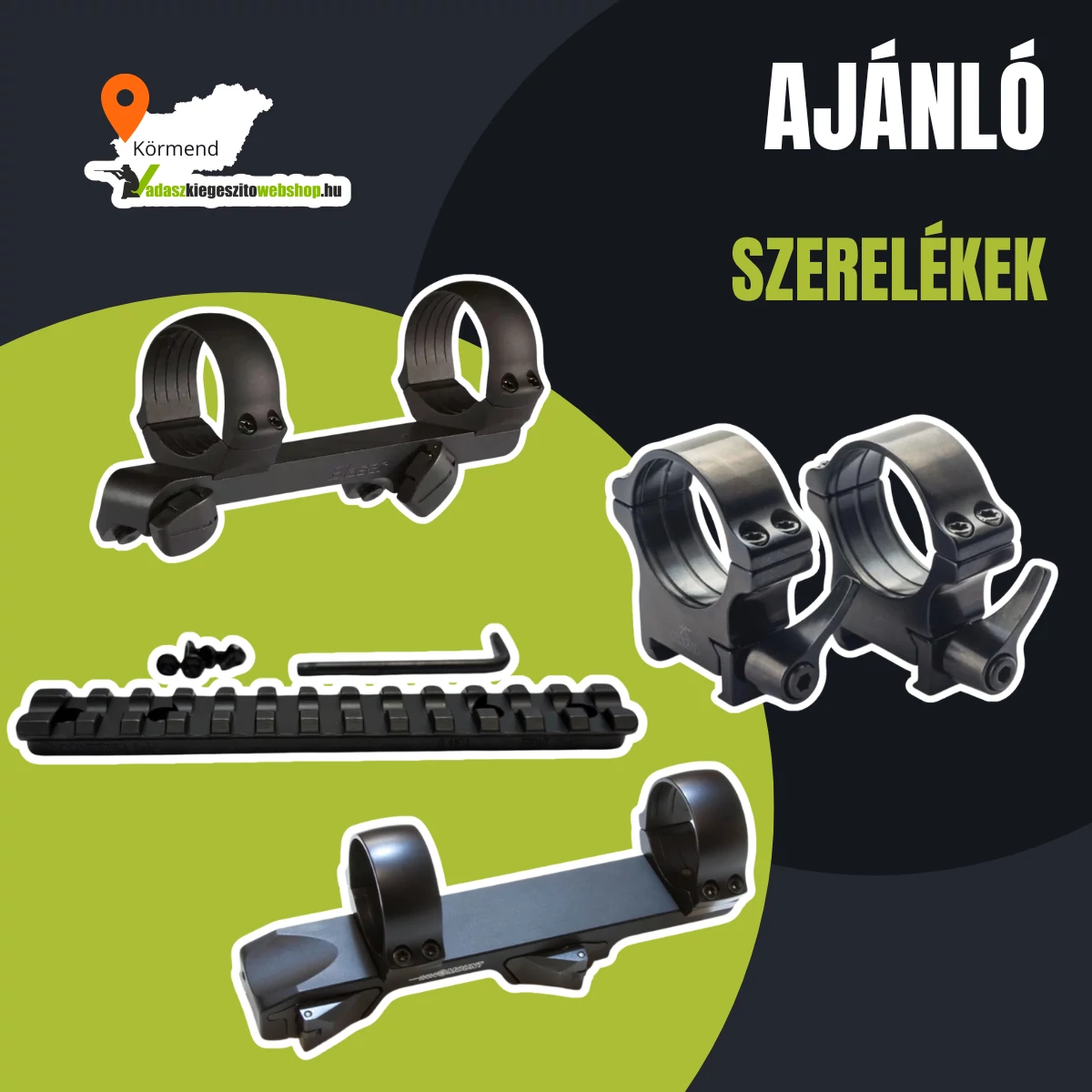 Hogyan válassz céltávcső szereléket?