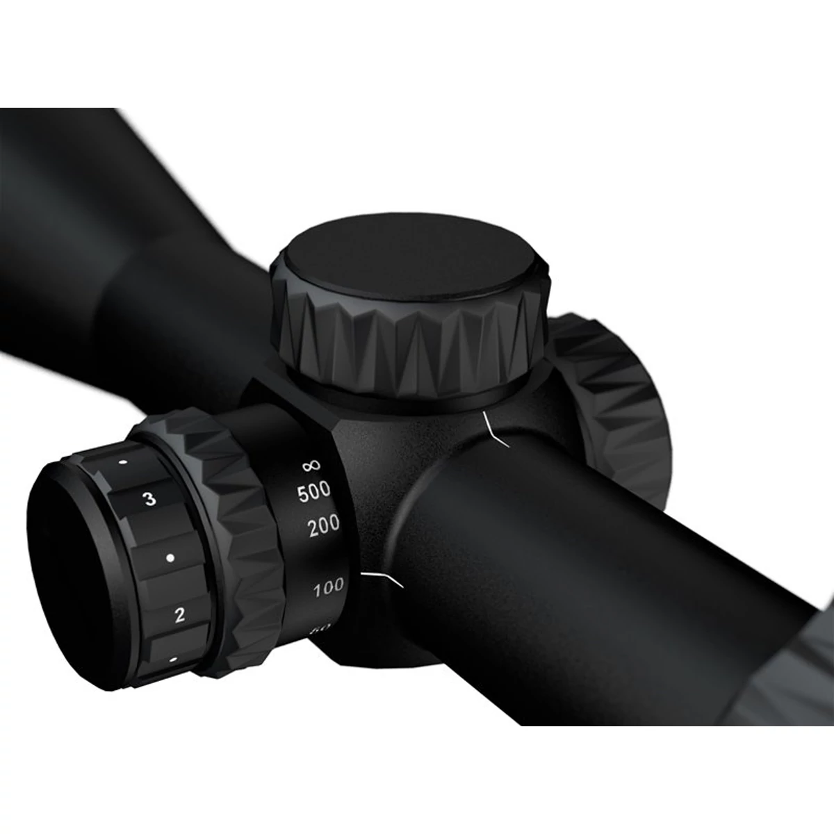Meopta Optika6 3-18x56 RD SFP torony és parallaxis részlet