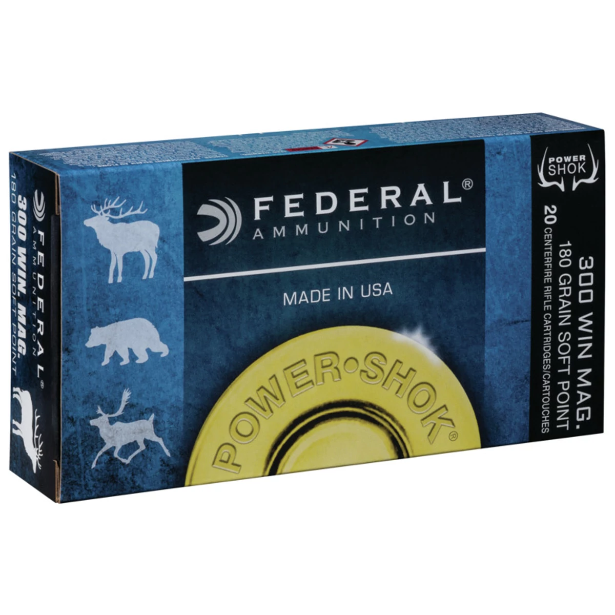 300 Win. Power-Shok SoftPoint 180gr Federal