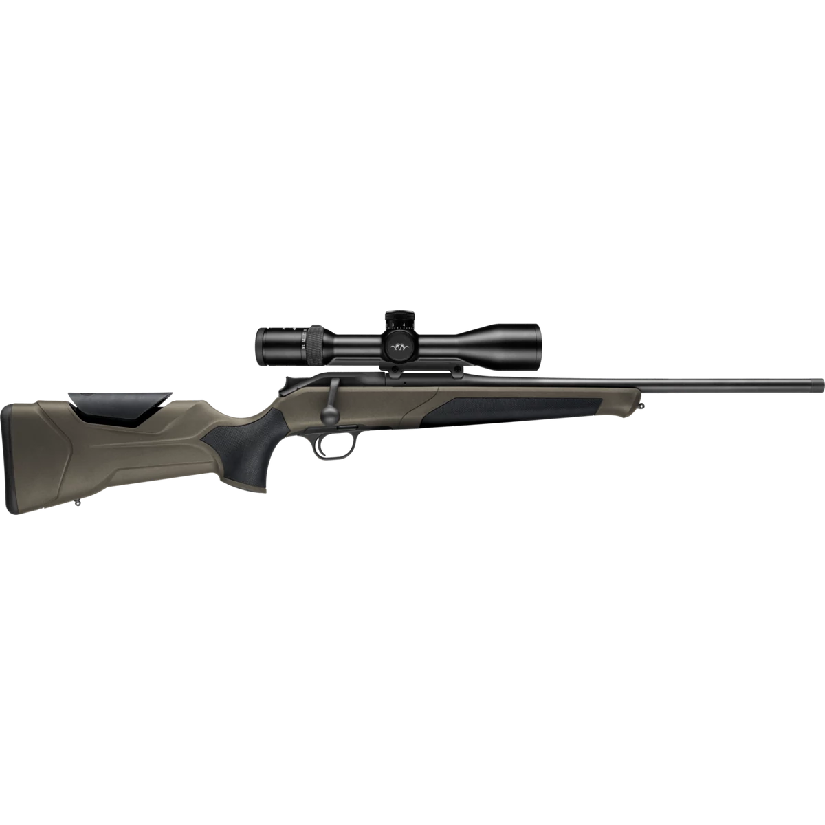 Blaser R8 Professional 2.0 dark olive tus optikával bemutatott termékkép