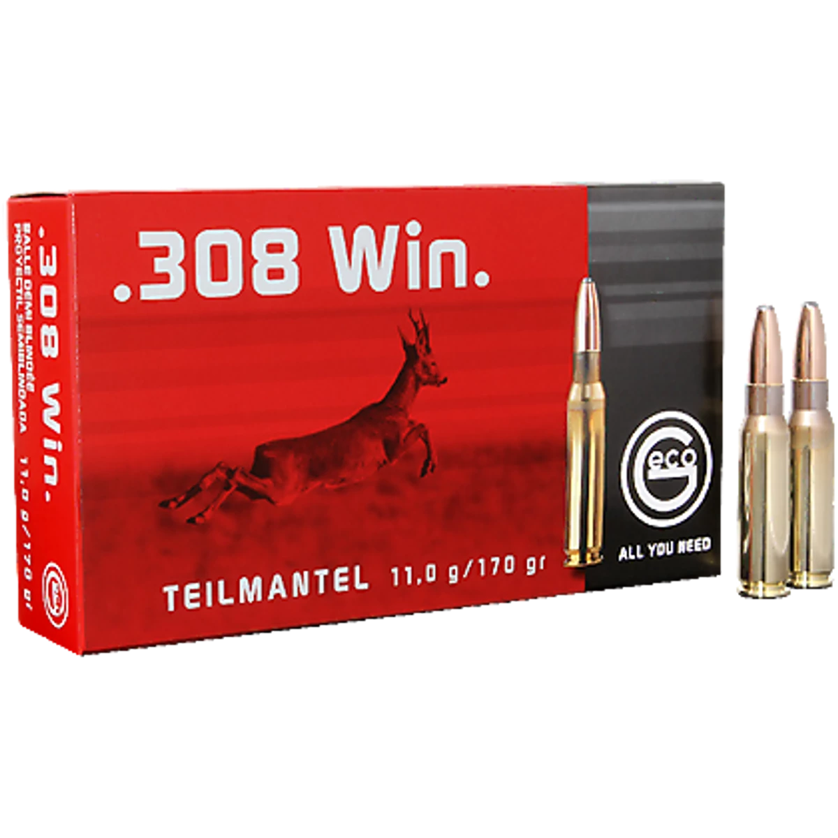 Geco .308 Win. 11,0g Teilmantel