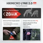Kép 3/8 - Hikmicro Lynx LH19 2.0 hőkamera kereső