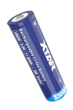 XTAR 18650 3300mAh védett akkumulátor