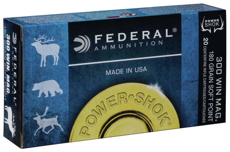300 Win. Power-Shok SoftPoint 180gr Federal