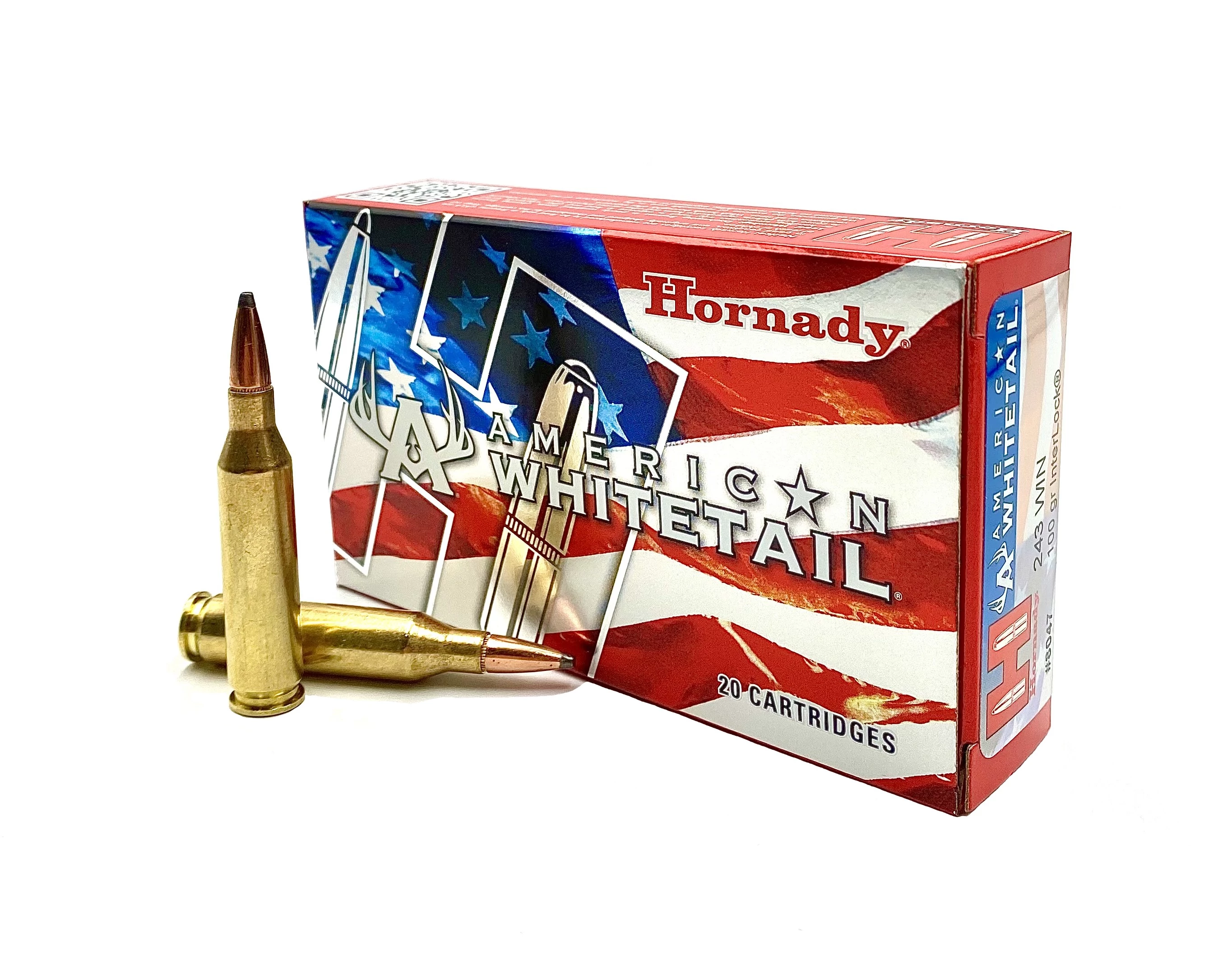 Hornady American Whitetail .243Win BTSP Interlock 100gr 6.5g