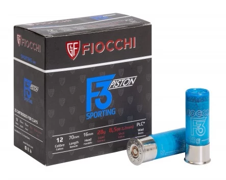 12/70 Fiocchi F3 PISTON 2.2 mm 28g sport lőszer 